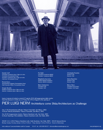 The first exhibition on Pier Luigi Nervi | 2010-2013